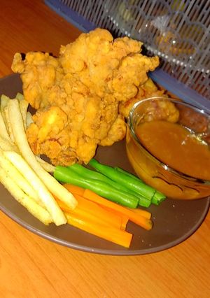 Foto resep Chicken steak favorit rumah(鸡肉牛排，全家最爱的食物)