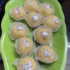 A picture of CHENNA MALAI Laddoo 😋😋💕.