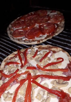 Una foto de Pizza a la parrilla