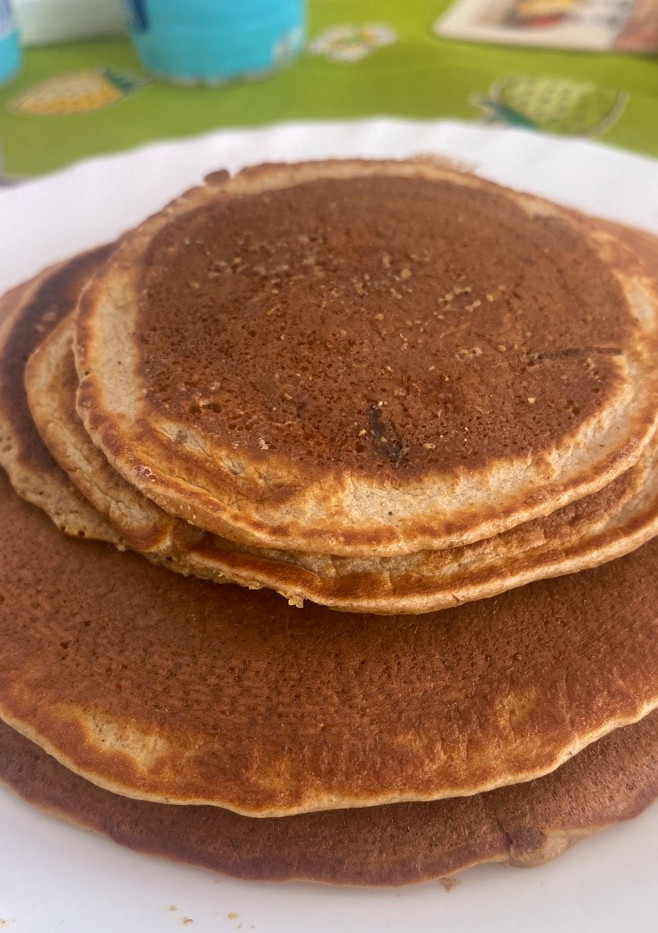 Una foto de Tortitas de avena y canela