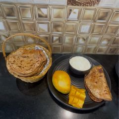 A picture of Namak Mirch Paratha.