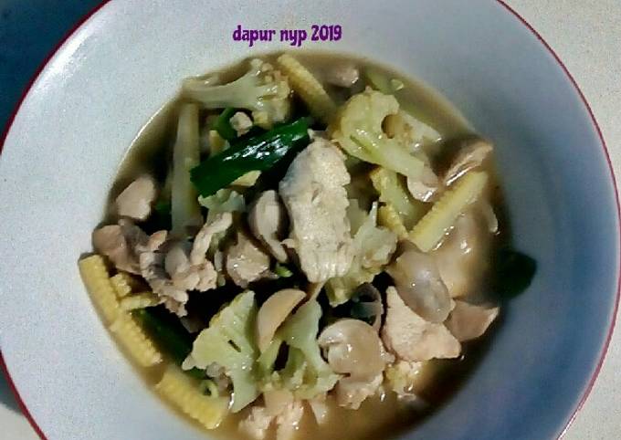 Resep Ayam Cah Jamur Oleh Dapur Nyp Cookpad