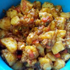 A picture of ALOO ki Chatpati Chaat.