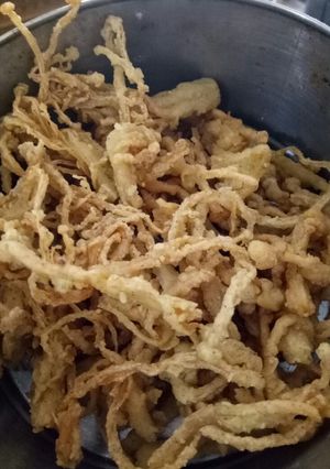 Foto resep 2. Jamur Enoki kriuukk