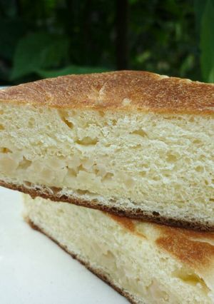 Foto resep No Oven Bread (Roti mudah tanpa oven & mixer)