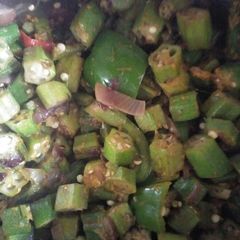 A picture of Fried okra.
