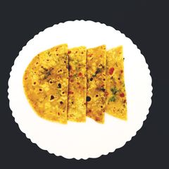 A picture of Soppu Paratha /Dill Leaves Paratha.