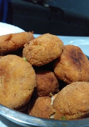 Una foto de Croquetas de zucchinni