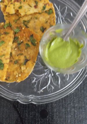 ફુદીના પરાઠા રેસીપી મુખ્ય ફોટો