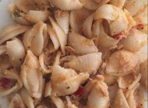 Una foto de Pastas con atún especial