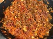 Une photo de aubergine tomate