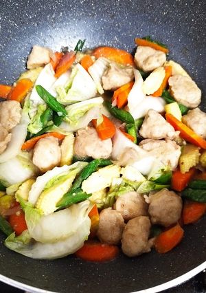 Foto resep Capcay Bakso
