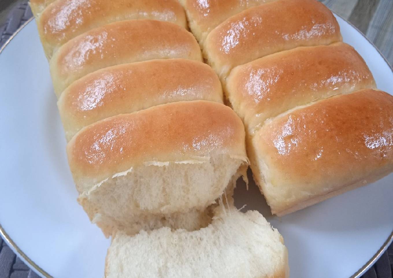Roti Sobek lembut bisa buat donat juga