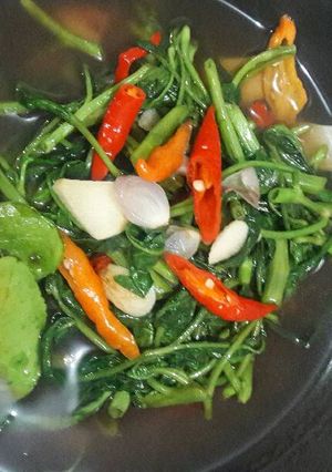 Foto resep Cah kangkung saos tiram