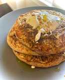 Zaatar and cheese wholemeal pancakes - Best Sunday Breakfast 💥🥞