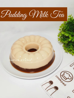Foto resep Pudding Susu Teh Celup