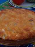 Pastel de salmón y gambas