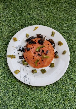 A picture of Watermelon Idli.