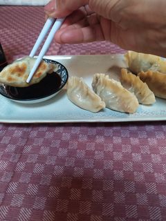 Foto di Jiaozi-ravioli cinesi con verdure 🍜🥟🍜🥟🥟