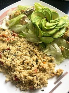 Una foto de Ensalada con tabulé
