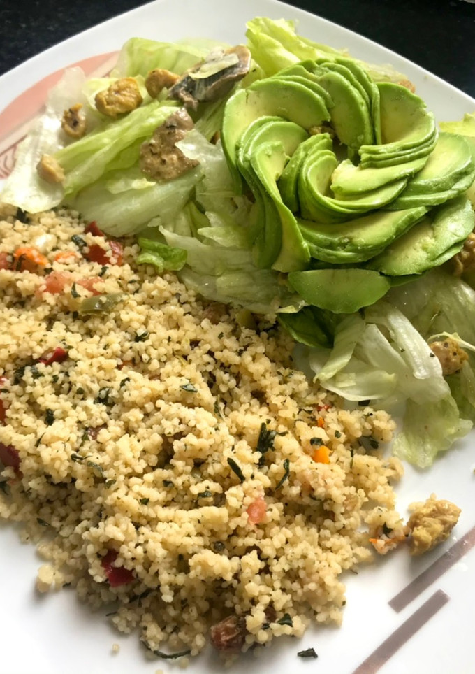 Una foto de Ensalada con tabulé
