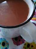 Chocolate caliente con romero y jengibre☕
