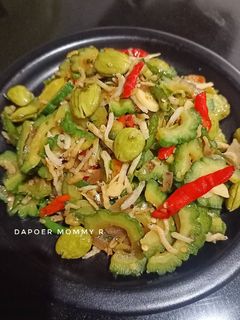 Foto resep Oseng Pare Teri Pete