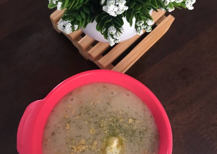 Resep Bubur nasi daging sapi 8+ months Anti Gagal
