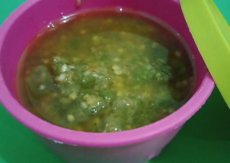 How to Cook Yummy Sambal Ijo super pedesss