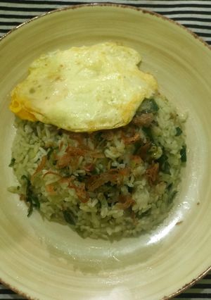 Foto resep Nasi Goreng Teri Sambel Ijo