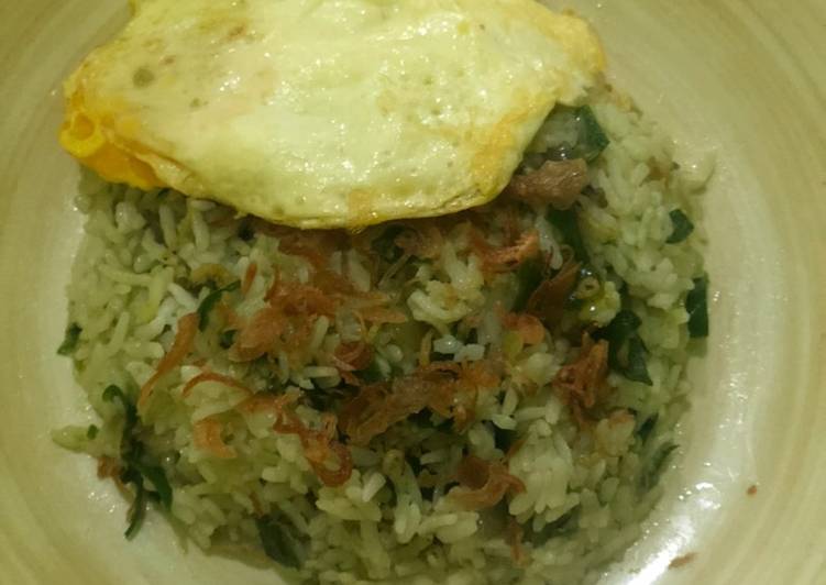 Nasi Goreng Teri Sambel Ijo