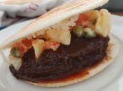 Una foto de arepas de papa