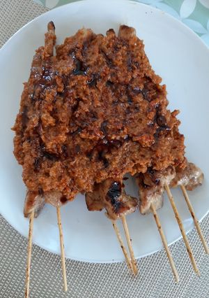 Foto resep Sate Ayam Bumbu Kacang Simple