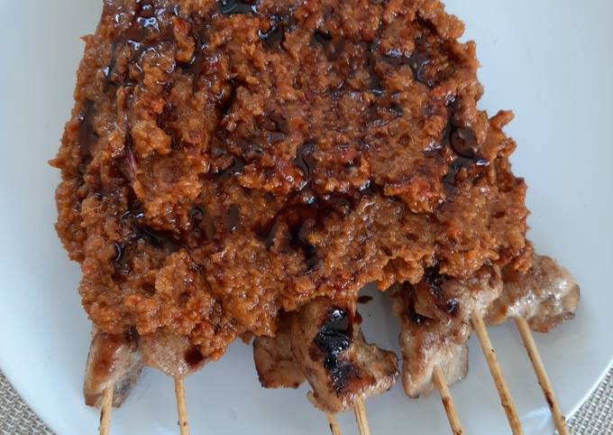 Sate Ayam Bumbu Kacang Simple