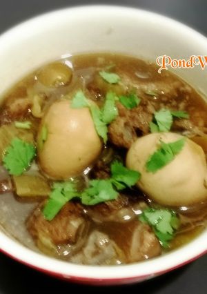 รูปของ พะโล้กระดูกอ่อน-ผักกาดดอง