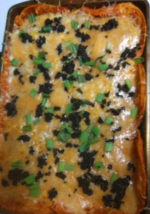 A picture of Ground Beef Enchiladas.