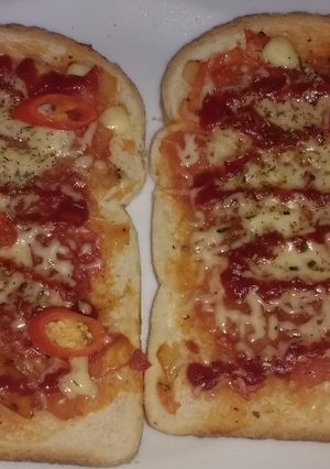 Foto resep Pizza Mini Roti Tawar