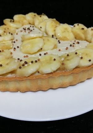 صورة لوصفة تارت الموز