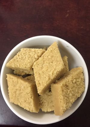 A picture of Mysore pak.
