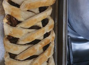 Una foto de Strudel de manzana