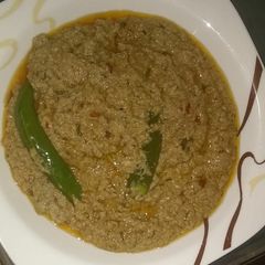 A picture of Dum keema.