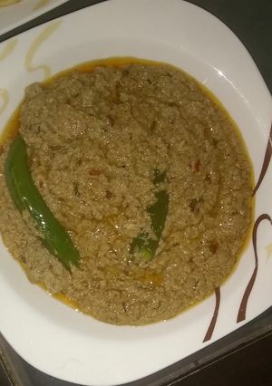 A picture of Dum keema.