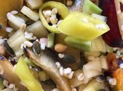 A picture of canned tuna and chickpeas