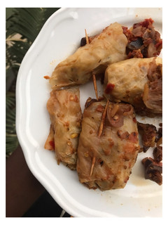 A picture of Dolma (Cabbage Roll).