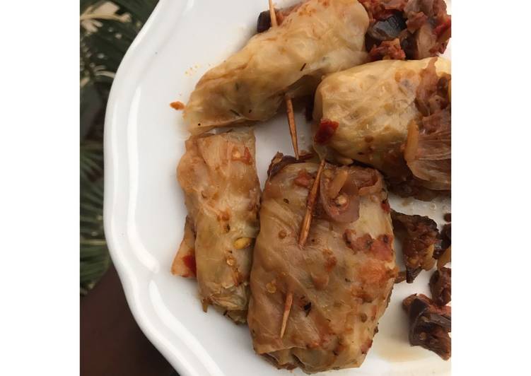 Easiest Way to Make Quick Dolma (Cabbage Roll)