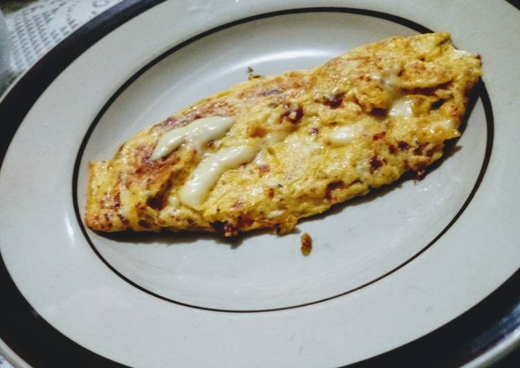 01. Simple Melted Cheese Omelette