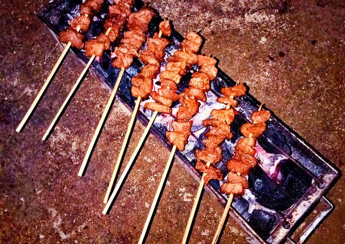 Resep: Sate daging sapi sambal kecap Yang Enak