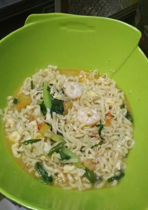 Foto resep 3. Mie godog seafood