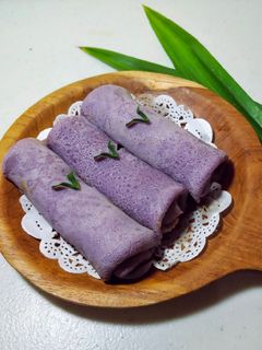 Foto resep Dadar Gulung Ubi Ungu