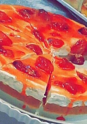 صورة لوصفة أسهل تشيز كيك وسريع 🍓